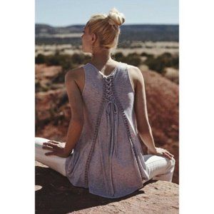NWT Anthropologie Akemi + Kin Lace Up Swing Tank Size XS